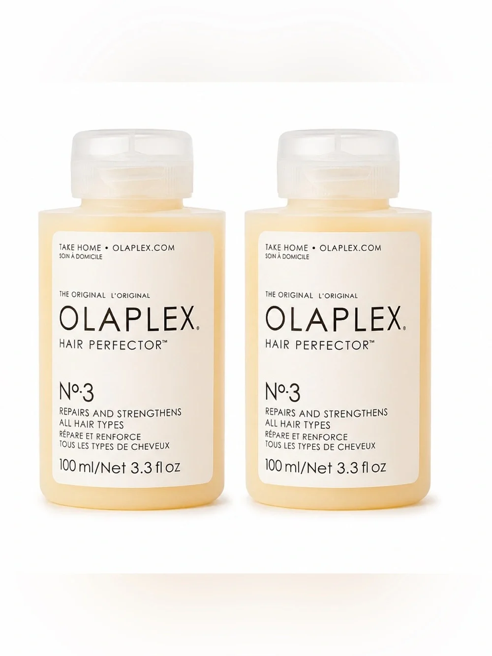 OLAPLEX two bottles